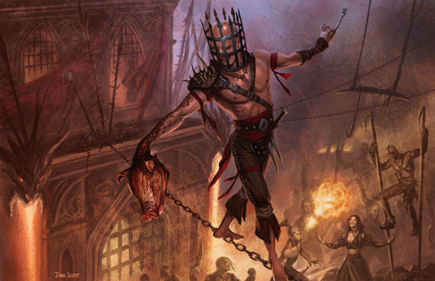 Andarilho de Correntes da Casa de Sangue | Arte de Dan Scott